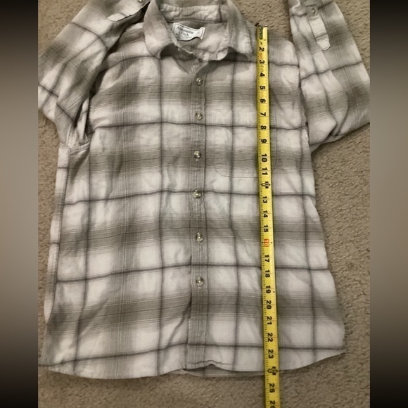 Abercrombie & Fitch Men’s XS Long Sleeve Plaid Flannel Shirt - Picture 6 of 6